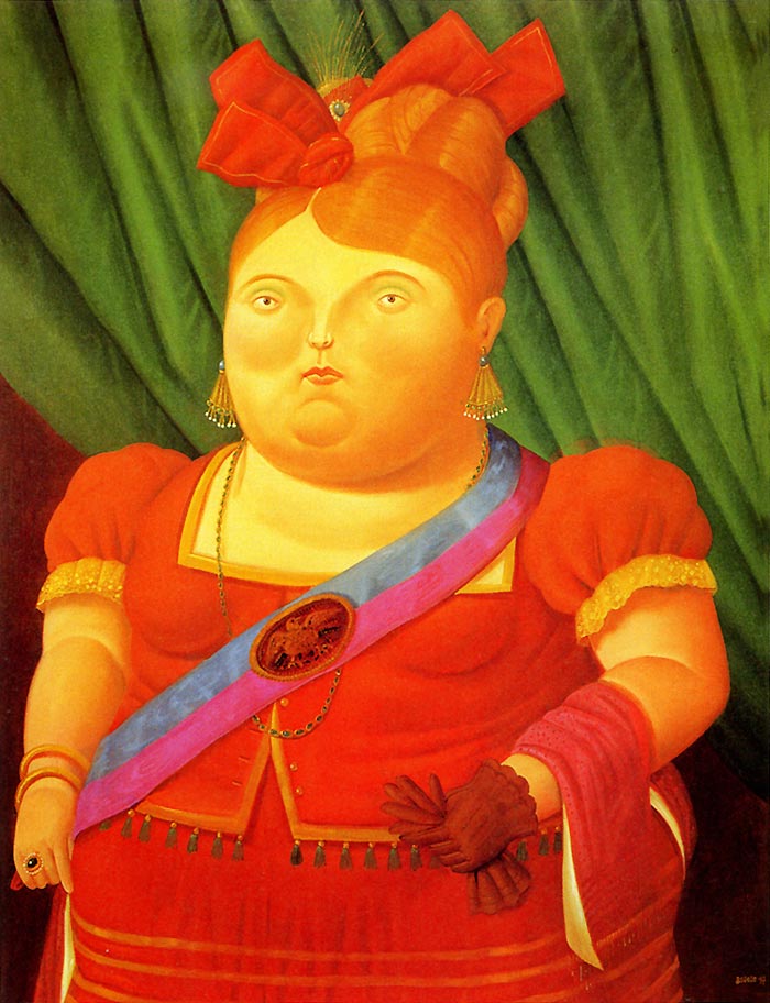 Photo:  Fernando Botero,The First Lady, 1997